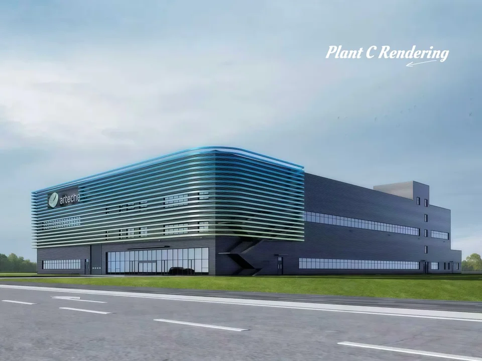Architectural rendering of Arteche’s Plant C