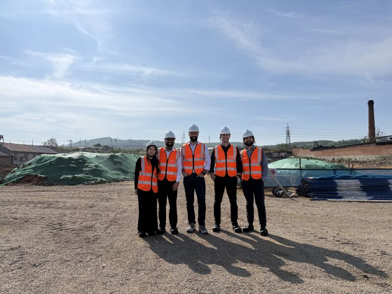 GFF Power and Arteche team members visiting the manufacturing site