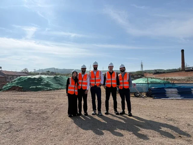 GFF Power and Arteche team members visiting the manufacturing site